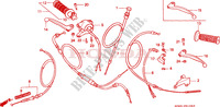 SWITCH    CABLES   LEVERS   GRIPS for Honda QR 50 1991