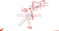SIDE STAND for Honda NX 125 TRANSCITY 1989