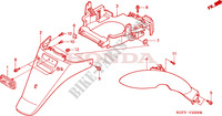 REAR FENDER for Honda AROBASE 125 2000