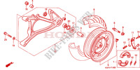 REAR WHEEL   SWINGARM for Honda AROBASE 125 2000