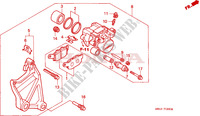 REAR BRAKE CALIPER (NT650VW/X/Y/1) for Honda DEAUVILLE 650 34HP 2000