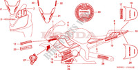 STRIPE (CBR600FR2) for Honda CBR 600 ROSSI 2002