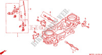 THROTTLE BODY (COMPONENT PARTS) (VTR1000SPY/1) for Honda VTR 1000 SP1 100CV 2000
