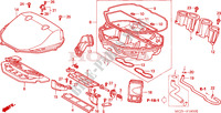 AIR CLEANER (CBR900RRY,1/RE1) for Honda CBR 929 RR FIREBLADE 2001