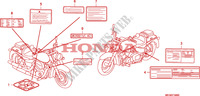 CAUTION LABEL for Honda SHADOW VT 750 ABS 2008
