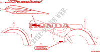 EMBLEM/STRIPE(EXCEPT 2U) for Honda SHADOW VT 750 ABS 2008