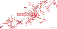 EXHAUST MUFFLER for Honda CBR 1000 RR FIREBLADE ABS PRETO 2011