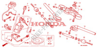 HANDLEBAR for Honda CBR 1000 RR FIREBLADE ABS PRETO 2011