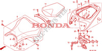 SEAT for Honda CBR 1000 RR FIREBLADE ABS TRICOLORE 2011