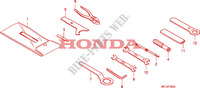 TOOL for Honda CBR 1000 RR FIREBLADE ABS PRETO 2011