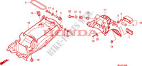 REAR FENDER for Honda CBF 1000 F ABS 2010