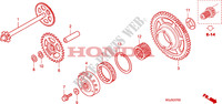 STARTER MOTOR CLUTCH for Honda CBF 1000 F ABS 98HP 2010