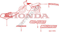 STRIPE/MARK (CB350SG/CB450SG) for Honda CB 350 S 1986