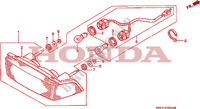 TAILLIGHT for Honda NTV 600 1988