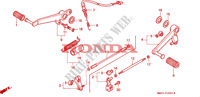 PEDAL (2) for Honda CBR 900 FIREBLADE 50HP 1994
