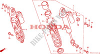 REAR SHOCK ABSORBER (CB750F2) for Honda SEVEN FIFTY 750 27HP 1992
