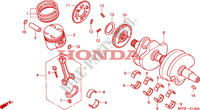CRANKSHAFT for Honda CB 500 50HP 2002