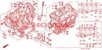 CYLINDER BLOCK for Honda VALKYRIE 1500 F6C DELUXE 2003