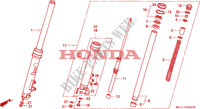 FRONT FORK for Honda BIG ONE 1000 1996