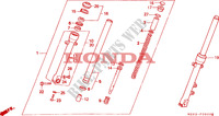 FRONT FORK for Honda NTV 650 50HP 1995