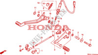 PEDAL for Honda NTV 650 1997