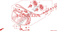 HEADLIGHT for Honda PAN EUROPEAN ST 1100 2000