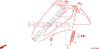 FRONT FENDER for Honda SH 300 SPORTY ABS SPECIAL F 2008