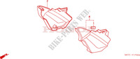 SIDE COVERS for Honda CBF 500 ABS 25KW 2006