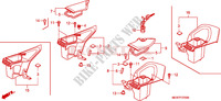 GLOVE BOX for Honda DEAUVILLE 700 ABS 2008
