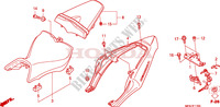 SIDE COVERS for Honda CB 1000 R ABS TRICOLOR 2011