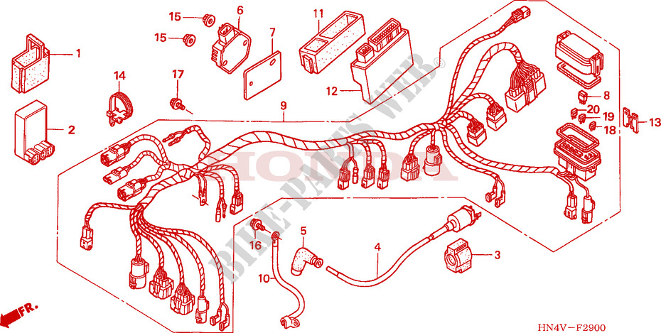 Honda rancher es wiring diagram #2