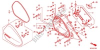 R. SADDLEBAG  for Honda DEAUVILLE 700 ABS 2012