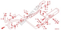 EXHAUST MUFFLER (2) for Honda DEAUVILLE 700 ABS 2012