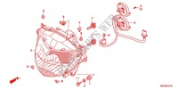 HEADLIGHT for Honda DEAUVILLE 700 ABS 2011