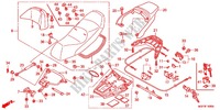SINGLE SEAT (2) for Honda SILVER WING 600 ABS 2011