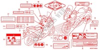 CAUTION LABEL (1) for Honda INTEGRA 700 35KW 2012