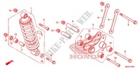 REAR SHOCK ABSORBER (2) for Honda INTEGRA 700 35KW 2012