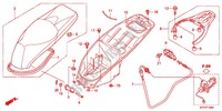 LUGGAGE BOX for Honda SH 125 R BLANC 2012