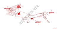 STICKERS for Honda CGX 125 2014