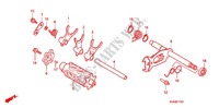 GEARSHIFT DRUM   SHIFT FORK for Honda CB 300 R ABS 2011