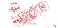 REAR BRAKE DRUM for Honda TRX 250 FOURTRAX RECON Electric Shift 2006
