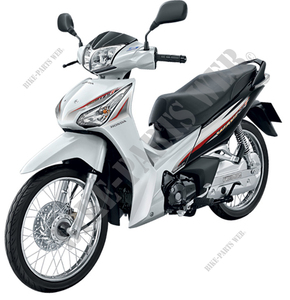 16 Wave 125 Moto Honda Motorcycle Honda Motorcycles Atvs Genuine Spare Parts Catalog