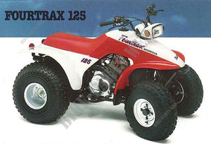 125 FOURTRAX 1987 TRX125H