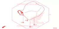 SINGLE SEAT (2) for Honda FOURTRAX 500 RUBICON DCT EPS 2018