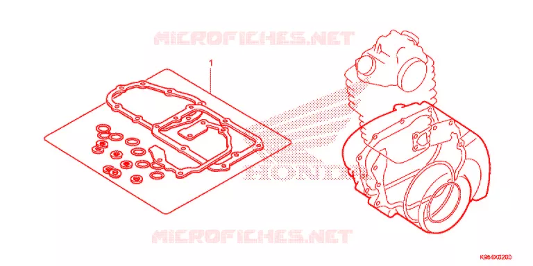 GASKET KIT Honda MOTO 250 CRF 2018  CRF250RJ