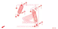 FRONT SHOCK ABSORBER for Honda FOURTRAX 500 RUBICON DCT 2018