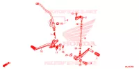 PEDAL for Honda CB 1000 R ABS 2018