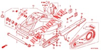SWINGARM   CHAIN CASE for Honda CBR 1000 ABS RED 2018