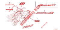 STICKERS for Honda SPACY 110 2020