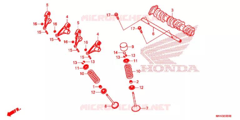 CAMSHAFT Honda MOTO 1000 AFRICA-TWIN 2018  CRF1000DJ